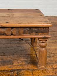 Check spelling or type a new query. Rustic Indian Sheesham Wood Coffee Table With Nailhead Design And Baluster Legs For Sale At 1stdibs