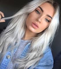 It's a good idea to choose a pencil color close to your hair color. Icy Blonde Hair With Dark Eyebrows Novocom Top