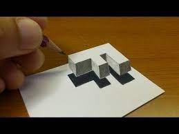 Very Easy How To Drawing 3d Floating Letter F Anamorphic Illusion 3d Trick Art On Paper Youtube Ill 3d Drawings 3d Art Drawing Optical Illusions Art