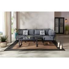 Modern furniture for home & office. Modern Outdoor Sectionals Outdoor Lounge Furniture The Home Depot