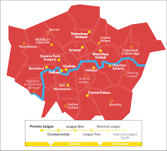 Find out which football teams are leading the pack or at the foot of the table in the premier league on bbc sport. London Football Geography Hidden London