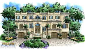 At the heart of this spanish style house plan is the 1,061 square foot courtyard with a fountain open to the sky. Spanish Style House Plans Weber Design Group Naples Fl