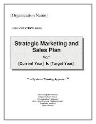 Strategic Marketing Sales Plan Template