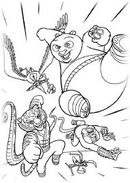 Ausmalbilder Kung Fu Panda 2 Malvorlagen Ausdrucken 3