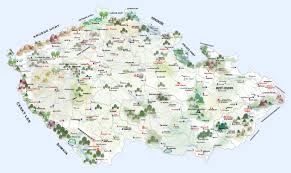 El mapa de república checa fue en años anteriores al 1 de enero de 1993 un territorio que comprendía a checoslovaquia. Castillos Gran Mapa De Republica Checa Republica Checa Europa Mapas Del Mundo