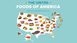 Countries are culturally defined by many different aspects, one of the most recognizable being food. The Food Map Of Usa Celebrating American Culture Infographic