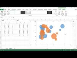 create a bubble chart with multiple series of data youtube