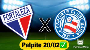 O fortaleza enfrenta o bahia neste sábado, 23 de abril, às 20h30, pela semifinal da copa do nordeste. Palpite De Futebol Dia 20 02 2021 Fortaleza X Bahia Campeonato Brasileiro Serie A Youtube