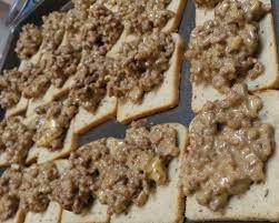 Spread on slices of party rye. Polish Mistakes Goodeness Gracious