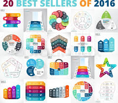 Best Vector Circle Infographics Set Stock Vector