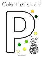 Here are some free printable letter p coloring pages in vector format for kids to print and color and learn letter p. Letter P Coloring Pages Twisty Noodle