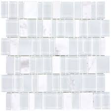 Since everyone likes different things in most cases decorating trends do not always catch on but some things you will notice do become popular for a while such as black. Glass Mosaic Tile White Marble Mix