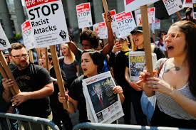 Anti-Sharia marches, counter-protests lead to fighting and arrests - ABC  News