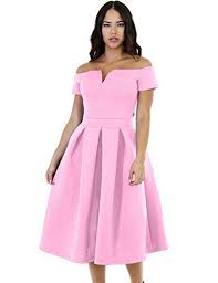 Lalagen Women S Vintage 1950s Party Cocktail Wedding Swin Https Www Amazon Com Dp B074z2v7vb Ref Plus Size Party Dresses Pink Midi Dress Maxi Dress Party