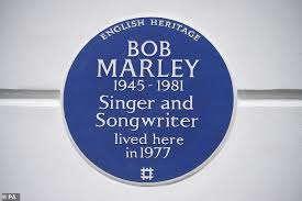 Reggae Superstar Bob Marley Is Honoured With An English
