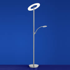 Led Deckenfluter Oslo Lesearm Tastdimmer Ring Schwenkbar