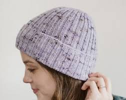 Easy Hat Knitting Pattern for Men & Women // Vale Beanie // Beginner  Friendly Ribbed Beanies // Fingering, DK, Bulky // PDF Pattern Bundle