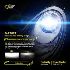H11 Led Headlight Bulbs 10000 Lumens 6000k Cougar Motor