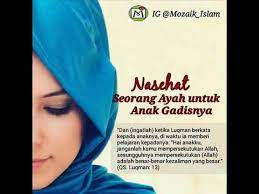 Nasihat ibu untuk anak perempuan yang akan menikah. Kata Kata Nasehat Ayah Untuk Putrinya
