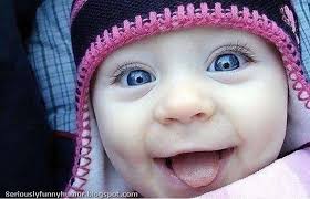 Super Cute Baby With Blue Eyes Happy New Year Child Smile Baby Faces Cute Babies