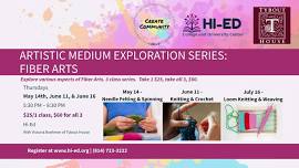 Artistic Medium Exploration Series: Loom Knitting & Weaving