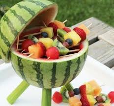 Diy La Pasteque Mini Grill Pour Vos Brochettes De Fruits Lekker Eten Eten Gezonde Hapjes
