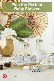 Throw A Fun Themed Baby Shower For The Parents To Be With Food Cake Gift Ideas For A Boy Baby Shower Decorations Baby Shower Inspiration Target Baby Shower