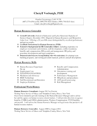 Cover Letter Hr Resume Format For Manager Human Resources Template ...