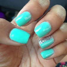 Aqua Gel Nails Aqua Nails Classy Nail Designs Cute Spring Nails