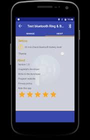 La sencilla aplicación de android para enviar / recibir datos en bruto a / desde un dispositivo bluetooth. Bluetooth Check Ringtone Show Battery Level For Android Apk Download