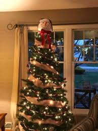 Winter Wonder Lane Snowman Head Tree Topper Big Lots We purchased this to top a 5 ft flocked christmas tree and it looks amazing!