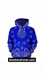 Black And Yellow Bandana Jacket Royal Blue Bandana Paisley Print Custom Zipper Hoodie Bandana Fever In 2020 Zipper Hoodie Bandana Design Paisley Print