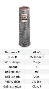 Mesh spacing to keep animals from stepping through, walking down or getting over the fence. Square Deal Non Climb Horse Fence 200 Ft Class 3 1660 2 12