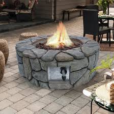 Yuelong outdoor propane fire pit burner and pan kit. Dakota Fields Melodi Polyresin Propane Gas Fire Pit Reviews Wayfair Co Uk