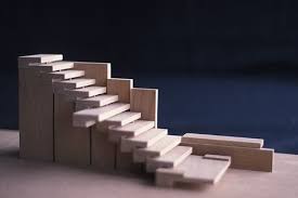 This Is A Model Of A Stair Case By Carlo Scarpa I Used This To Draw My Two Cross Sections Below Carlo Scarpa Stairs Famous Architecture