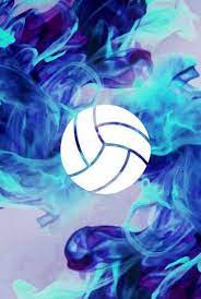 Download Volleyball Blue Flames Wallpaper Volleyball Wallpaper Cool Volleyball Wallpapers Volleyball