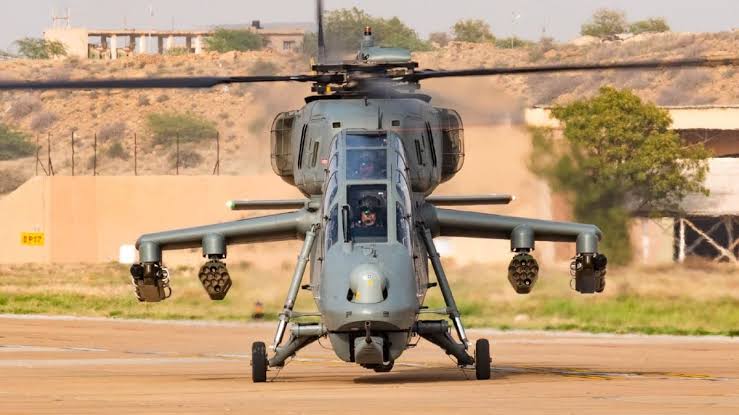 HAL's indigenous LCH Prachand attack helicopter, AI generated