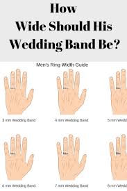 mens wedding ring width guide how wide thick should it be