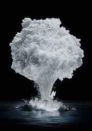 Black And White Mushroom Cloud Mushroom Cloud Photography Awards Photo Splash Water Art