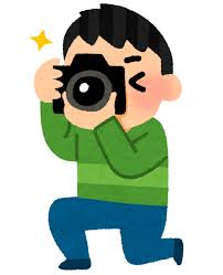 カメラで撮影をしている人のイラスト | かわいいフリー素材集 ...