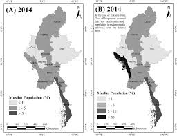Of them live in the borders between bangladesh and arakan of. State Wise Muslim Population Distribution In Myanmar According To 2014 Download Scientific Diagram