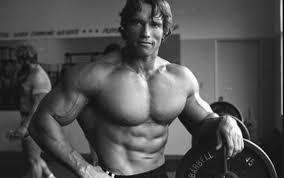 Muscular Arnold Schwarzenegger Amazing Gym Workout Routine