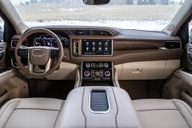 2021 Gmc Yukon At4 Suv Interior Review Seating Infotainment Dashboard And Features Carindigo Com