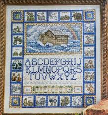 I love stitching on black and i love the bold colours. Rare Teresa Wentzler Noahs Ark Sampler Animals Biblical Counted Cross Stitch Pattern Cross Stitch Animals Cross Stitch Sampler Patterns Cross Stitch Samplers