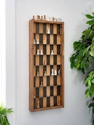 A fantastic addition for game rooms, pubs, bars, and bachelor pads, that will work, especially, well in case of checkers enthusiasts. Diy Vertical Chess Board Playable Art The Navage Patch