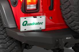 Quadratec Led License Plate Light For 18 21 Jeep Wrangler Jl Quadratec