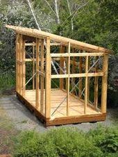 Wonder If We Can Make A Longer Version And Divide It Half Shed Half Green House Shedplans In 2020 Building A Shed Shed Design Backyard Sheds