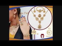 الذهب المغربي بالحجر الأحمر والأخضر Bijoux En Or Marocain Avec Perles De Bijouterie Fatine Youtube Make It Yourself Drop Earrings Need This