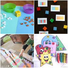 My youngest is a workbook kind of kid. Preschool Math Activities That Are Super Fun