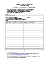 Be clear about the fair work information statement. Leave Record Fill Online Printable Fillable Blank Pdffiller